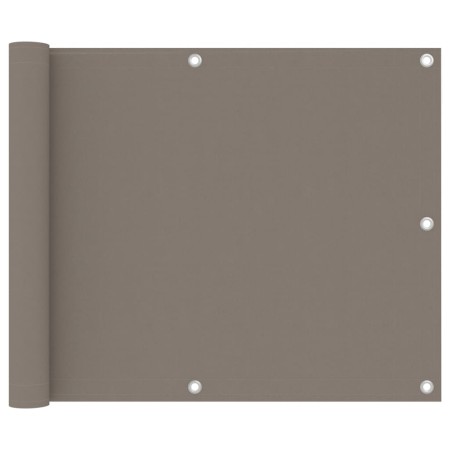 Toldo para balcón de tela Oxford gris taupe 75x300 cm de vidaXL, Sombrillas - Ref: Foro24-134984, Precio: 18,48 €, Descuento: %
