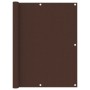 Toldo para balcón tela oxford marrón 120x300 cm de vidaXL, Sombrillas - Ref: Foro24-135076, Precio: 20,33 €, Descuento: %