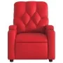 Sillón de masaje reclinable cuero sintético rojo de , Sillones - Ref: Foro24-372515, Precio: 214,17 €, Descuento: %