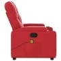 Sillón de masaje reclinable cuero sintético rojo de , Sillones - Ref: Foro24-372515, Precio: 214,17 €, Descuento: %