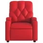 Red artificial leather electric reclining massage chair by , Armchairs - Ref: Foro24-3204770, Price: 270,64 €, Discount: %
