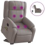 Sillón de masaje eléctrico reclinable elevable tela taupé de , Sillones - Ref: Foro24-3205246, Precio: 359,81 €, Descuento: %