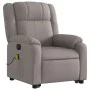 Elektrischer, verstellbarer, wiederverstellbarer Massagesessel aus taupefarbenem Stoff. von , Sessel - Ref: Foro24-3205246, P...