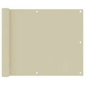 Balcony awning cream oxford fabric 75x500 cm by vidaXL, Umbrellas - Ref: Foro24-134950, Price: 22,13 €, Discount: %