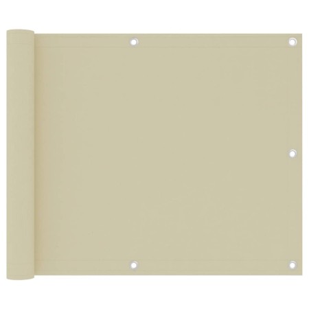 Toldo para balcón tela oxford crema 75x500 cm de vidaXL, Sombrillas - Ref: Foro24-134950, Precio: 22,58 €, Descuento: %