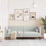 Sofá Chesterfield 3 plazas con cojines terciopelo gris claro de , Sofás - Ref: Foro24-372693, Precio: 273,24 €, Descuento: %