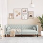 Sofá Chesterfield 3 plazas con cojines terciopelo gris claro de , Sofás - Ref: Foro24-372693, Precio: 255,72 €, Descuento: %