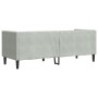 Sofá Chesterfield 3 plazas con cojines terciopelo gris claro de , Sofás - Ref: Foro24-372693, Precio: 255,72 €, Descuento: %