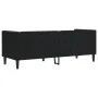 Sofá Chesterfield 3 plazas con cojines terciopelo negro de , Sofás - Ref: Foro24-372698, Precio: 364,21 €, Descuento: %