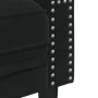 Sofá Chesterfield 3 plazas con cojines terciopelo negro de , Sofás - Ref: Foro24-372698, Precio: 364,21 €, Descuento: %