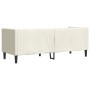 Sofá Chesterfield 3 plazas con cojines terciopelo blanco crema de , Sofás - Ref: Foro24-372700, Precio: 315,30 €, Descuento: %