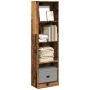 Estantería madera de ingeniería color envejecido 40x24x143 cm de , Librerías y estanterías - Ref: Foro24-857790, Precio: 46,0...