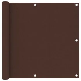 Toldo para balcón tela oxford marrón 90x300 cm de vidaXL, Sombrillas - Ref: Foro24-135072, Precio: 20,91 €, Descuento: %