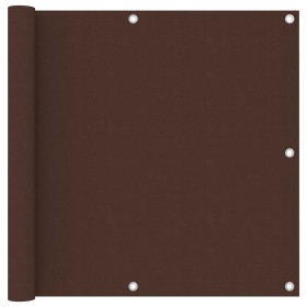 Toldo para balcón tela oxford marrón 90x300 cm de vidaXL, Sombrillas - Ref: Foro24-135072, Precio: 19,34 €, Descuento: %