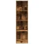 Estantería madera de ingeniería color envejecido 40x24x143 cm de , Librerías y estanterías - Ref: Foro24-857790, Precio: 46,0...