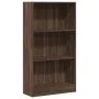 Estantería de madera de ingeniería marrón roble 60x24x109 cm de , Librerías y estanterías - Ref: Foro24-857809, Precio: 46,21...