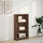 Estantería de madera de ingeniería marrón roble 60x24x109 cm de , Librerías y estanterías - Ref: Foro24-857809, Precio: 46,81...
