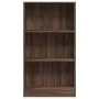 Estantería de madera de ingeniería marrón roble 60x24x109 cm de , Librerías y estanterías - Ref: Foro24-857809, Precio: 46,21...