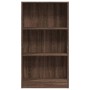 Estantería de madera de ingeniería marrón roble 60x24x109 cm de , Librerías y estanterías - Ref: Foro24-857809, Precio: 46,81...