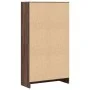 Estantería de madera de ingeniería marrón roble 60x24x109 cm de , Librerías y estanterías - Ref: Foro24-857809, Precio: 46,21...