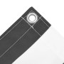 Toldo para balcón tela oxford gris antracita y blanco 75x600 cm de vidaXL, Sombrillas - Ref: Foro24-134879, Precio: 24,21 €, ...