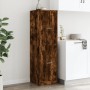 Armario botiquín madera ingeniería roble ahumado 40x41x144,5 cm de , Taquillas y armarios de almacenamiento - Ref: Foro24-330...