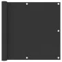 Biombo para balcón de tela oxford antracita 90x500 cm de vidaXL, Sombrillas - Ref: Foro24-134870, Precio: 24,50 €, Descuento: %