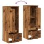 Aparador madera de ingeniería roble artisian 36x35,5x103,5 cm de , Aparadores - Ref: Foro24-857145, Precio: 68,56 €, Descuent...