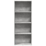 Estantería de madera de ingeniería gris hormigón 60x30x152 cm de , Librerías y estanterías - Ref: Foro24-857911, Precio: 62,0...