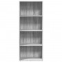 Estantería madera de ingeniería gris Sonoma 60x30x152 cm de , Librerías y estanterías - Ref: Foro24-857913, Precio: 63,22 €, ...