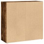 Estantería madera de ingeniería roble ahumado 80x30x77 cm de , Librerías y estanterías - Ref: Foro24-857926, Precio: 43,08 €,...