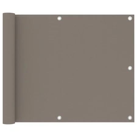 Taupe gray oxford fabric balcony awning 75x600 cm by vidaXL, Umbrellas - Ref: Foro24-134987, Price: 26,62 €, Discount: %