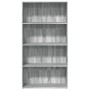 Estantería de madera de ingeniería gris Sonoma 80x30x152 cm de , Librerías y estanterías - Ref: Foro24-857945, Precio: 64,70 ...