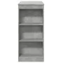 High bar table with gray wood and concrete shelves 95x47x103.5 cm by , Kitchen and dining tables - Ref: Foro24-854385, Price:...
