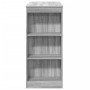 Mesa alta bar con estantes madera gris Sonoma 95x47x103,5 cm de , Mesas de cocina y de comedor - Ref: Foro24-854387, Precio: ...