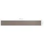 Taupe gray oxford fabric balcony awning 75x600 cm by vidaXL, Umbrellas - Ref: Foro24-134987, Price: 26,62 €, Discount: %