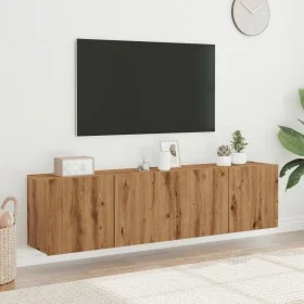 Muebles de TV de pared 2 unidades roble artisian 80x30x41 cm de , Armarios y almacenamiento - Ref: Foro24-857669, Precio: 82,...