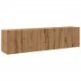 Muebles de TV de pared 2 unidades roble artisian 80x30x41 cm de , Armarios y almacenamiento - Ref: Foro24-857669, Precio: 82,...