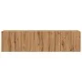 Muebles de TV de pared 2 unidades roble artisian 80x30x41 cm de , Armarios y almacenamiento - Ref: Foro24-857669, Precio: 82,...