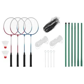 Set de bádminton con 4 raquetas y red 620x151 cm de , Raquetas y kits de bádminton - Ref: Foro24-4016331, Precio: 30,56 €, De...