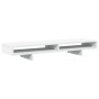 Soporte de monitor madera maciza de pino blanco 100x27x15 cm de , Bases y elevadores para ordenadores - Ref: Foro24-854751, P...