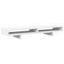 Soporte de monitor madera maciza de pino blanco 100x27x15 cm de , Bases y elevadores para ordenadores - Ref: Foro24-854751, P...