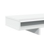 Soporte de monitor madera maciza de pino blanco 100x27x15 cm de , Bases y elevadores para ordenadores - Ref: Foro24-854751, P...