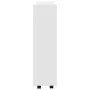 Narrow storage cart 3 levels engineered wood white by , Kitchen and dining carts - Ref: Foro24-855250, Price: 50,00 €, Discou...