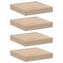 Estantes flotantes 4 uds madera de ingeniería 23x23,5x4 cm de , Estantes y estanterías - Ref: Foro24-4010681, Precio: 34,44 €...