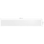 Toldo para balcón tela oxford blanco 90x600 cm de vidaXL, Sombrillas - Ref: Foro24-134895, Precio: 28,86 €, Descuento: %