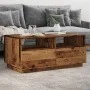 Mittelalter Tisch mit LED-Lichtern, verwittertem Holz, 90x49x40 cm. von , Couchtisch - Ref: Foro24-857710, Preis: 113,11 €, R...