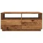 Mesa de centro con luces LED madera envejecida 90x49x40 cm de , Mesas de centro - Ref: Foro24-857710, Precio: 113,11 €, Descu...