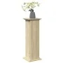 Pedestal expositor con almacenaje roble Sonoma 31x30x90 cm de , Soportes para macetas - Ref: Foro24-854609, Precio: 64,13 €, ...