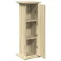 Pedestal expositor con almacenaje roble Sonoma 31x30x90 cm de , Soportes para macetas - Ref: Foro24-854609, Precio: 64,13 €, ...
